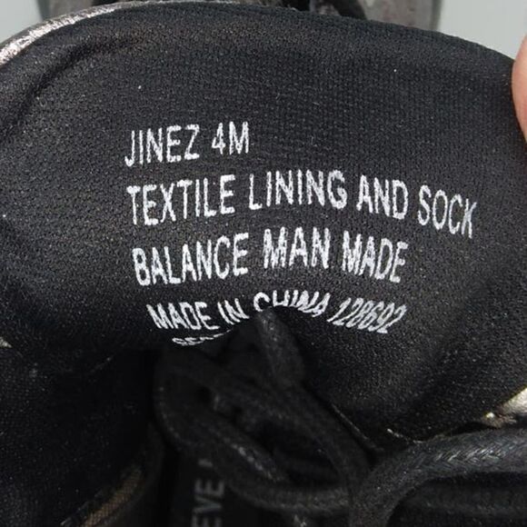 Steve Madden Womens NEW Designer Pewter Glitter Combat Boots w/Zipper - sz. 4 - Picture 6 of 6